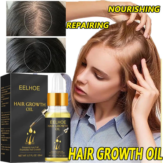 Fast Hair Growth Serum Hair Regrowth Essential Oil anti Hair Loss Repair Damaged Scalp Women Men anti Baldness Hair Growth Care