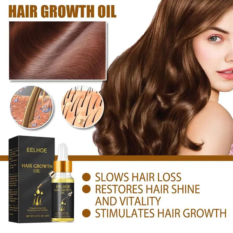 Fast Hair Growth Serum Hair Regrowth Essential Oil anti Hair Loss Repair Damaged Scalp Women Men anti Baldness Hair Growth Care